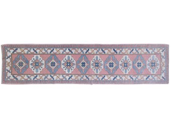 3 X 12'11 feet Vintage Rug Runner,Floor Oushak Rug,Hallway Turkish Rug Runner,Oushak Rugs,long runner, narrow long runner,Oushak Long Runner