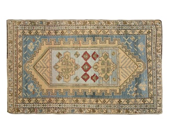 4x6 rug, 3.8 x 6.3 rug, Oushak Rug", Area Rug, Turkish Rug, Vintage Rug, 3.8 x 6.3 feet, Antique Rug, Oriental Rug, Handmade Rug