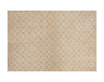 7x11 rug, 6'9 x 10'9 rug, Turkish Rug, Vintage Rug, Area Rug, 6'9 X10'9 feet, Oushak Rug, Antique Rug, Oversized Rug, Large Rug, Old Rug