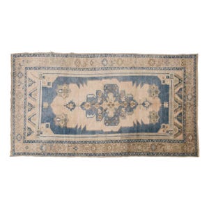 Large Rug, Area Rug, Turkish Rug, Vintage Rug, 5.7x10.6 feet, Antique Rug, Oriental Rug, Handmade Rug, Decorative Rug, Oushak Rug, Old Rug