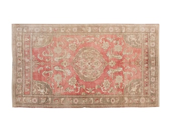 5x9 rug, 5.1 x 8.9 rug, Area Rug, Turkish Rug, Vintage Rug, 5.1 x 8.9 feet, Oushak Rug, Antique Rug, Oversized Rug, Large Rug, Old Rug