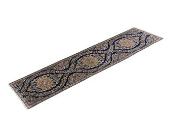 Runner Rug", Turkish Rug, Antique Rug,2'4 x 10'2 feet, Oushak Rug, Vintage Rug, Oriental Rug, Handmade Rug, Hallway Rug", Kitchen Rug