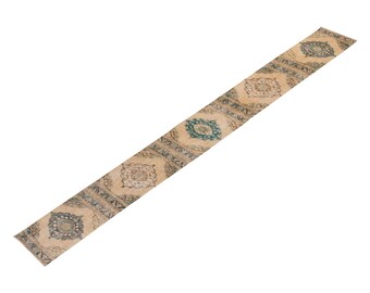 2'3 X 23 feet Vintage Rug Runner,Floor Oushak Rug,Hallway Turkish Rug Runner,Oushak Rugs,long runner, narrow long runner,Oushak Long Runner