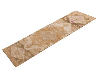 Runner Rug", Turkish Rug, Antique Rug, 2.7 x 11.3 feet, Oushak Rug, Vintage Rug, Oriental Rug, Handmade Rug, Hallway Rug", Kitchen Rug