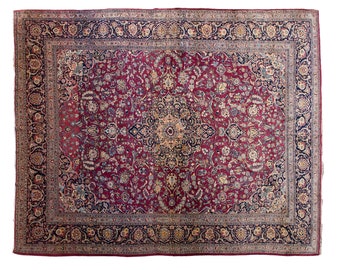 Large Rug", 11x15 rug, 10.8 x 14.9 rug, Area Karaca Rug, Vintage Rug, 10.8 x 14.9 feet, Rare Antique Oversized Rug, Oushak Rug,Old Rug