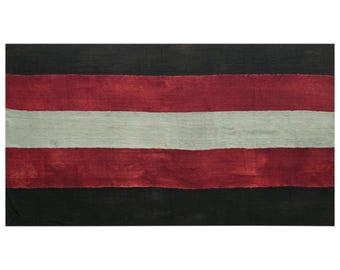 Vintage Turkish Kilim Rug, 5.9 x 11 ft, 180 x 350 cm, Handwoven Wool Kilim Rug