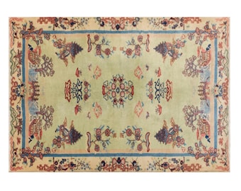 Vintage Anatolian Turkish Rug 122 x 172 cm (4 x 5.8 ft) | Wool Oriental Decorative Rug