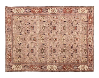 Large Rug, Area Rug, Turkish Rug, Vintage Rug, 6.8 x 9.9 feet,  Antique Rug, Oriental Rug, Handmade Rug, Decorative Rug, Oushak Rug, Old Rug