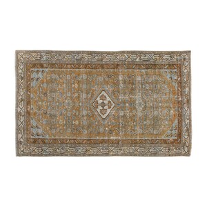 Turkish Rug, Vintage Rug, 3.8 x 6.6 feet, Oushak Rug, Antique Rug, Oriental Rug, Handmade Rug, Decorative Rug, Muted Rug, Old Rug, Area Rug