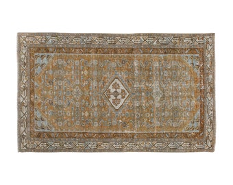 Turkish Rug, Vintage Rug, 3.8 x 6.6 feet, Oushak Rug, Antique Rug, Oriental Rug, Handmade Rug, Decorative Rug, Muted Rug, Old Rug, Area Rug