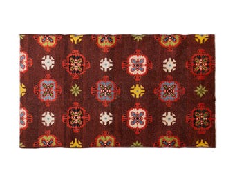 Turkish Rug, Vintage Rug, Area Ru 4 x 6'7 feet, Oushak Rug, 117 x 200 cm Rug, Oriental Rug, Handmade Rug, Decorative Rug
