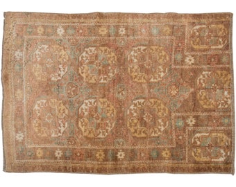 Turkish Rug, Area Rug, Vintage Rug, 2.9 x 4 feet, Anatolian Rug, Antique Rug, Oriental Rug, Handmade Rug, Decorative Rug, Muted Rug