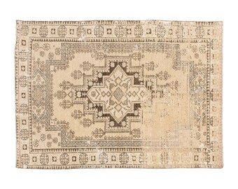 Oushak Rug, Floor Rug, Area Rug, Turkish Rug, Vintage Rug, 3'11 x 6'5 ft, Antique Rug, Oriental Rug, Handmade Rug, Decorative Rug, Old Rug