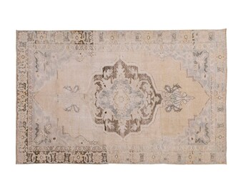 6x11 rug, 6.5 x 11.2 rug, Area Rug, Turkish Rug, Vintage Rug, 6.5 x 11.2 feet, Oushak Rug, Antique Rug, Oversized Rug, Large Rug, Old Rug