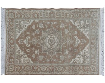 Oushak Rug", Area Rug, Turkish Rug, Vintage Rug, 3.3 x 5 feet,  Antique Rug, Oriental Rug, Handmade Rug, Decorative Rug, Muted Rug, Old Rug