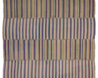 290x315cm , Striped Design Turkish Kilim Rug, Minimalist Kilim Rug, Stripe Kilim Rug, Striped Turkish Rug,Striped Kilim Rug 9'6x10'4 feet