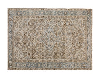 Oushak Rug, Floor Rug, Area Rug, Turkish Rug, Vintage Rug, 4'8 x 6'8 ft, Antique Rug, Oriental Rug, Handmade Rug, Decorative Rug, Old Rug