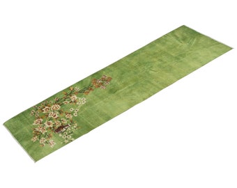 Runner Rug", Antique Rug, 2.8 x 10.5 feet, Oushak Rug, Vintage Rug, Turkish Rug, Hallway Rug, Floor Rug, Kitchen Rug, Wool Rug, Old Rug