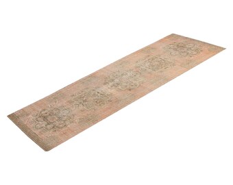 Runner Rug, Antique Rug, 3 x 10'8 feet, Oushak Rug, Vintage Rug,Turkish Rug, Hallway Rug, Floor Rug, Kitchen Rug, Wool Rug, 91 x 324 cm Rug