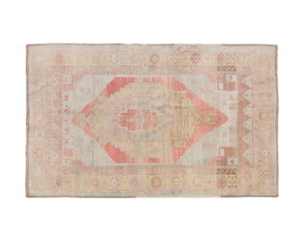 Vintage Turkish Rug 5x7 | Handwoven Wool on Wool | 150x222 cm | Bohemian Anatolian Carpet 60+ Years Old, Vintage Rrug, Turkish Rug, Wool rug
