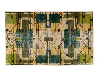 4x7 rug, 4 x 6.6 rug, Turkish Rug, Vintage Rug, Area Rug, 4 x 6.6 feet, Oushak Rug, Antique Rug, Oriental Rug, Handmade Rug, Old Rug