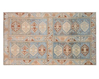 Turkish Rug, Vintage Rug, Area Rug, 4.7 x 8.4 feet, Oushak Rug, Antique Rug, Oriental Rug, Handmade Rug, Decorative Rug, Large Rug, Old Rug