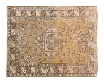 4x6 rug, 4.2 x 6.5 rug, Oushak Rug, Area Rug, Turkish Rug, Vintage Rug, 4.2 x 6.5 feet, Antique Rug, Oriental Rug, Handmade Rug, Old Rug