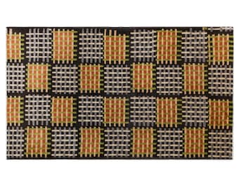 126x208 cm Vintage Oushak Rug – 60+ yrs Old Handmade Area Rug – 4'1" x 6'10" Antique Bohemian Decorative Rug