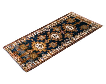 4'4 X 10'5 ft distressed rug runner,Oushak runner rug,oushak runner vintage,hallway long narrow runner,home decor rug Runner,Turkish Runner