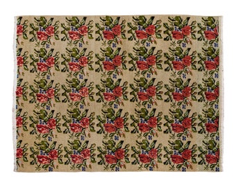 Area Rug, Turkish Rug, Vintage Rug, 5 x 6.5 feet, Oushak Rug, Antique Rug, Oriental Rug, Handmade Rug, Decorative Rug, Muted Rug,Old Rug
