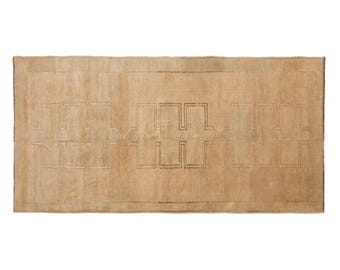 Antique Turkish Kars Rug 160x310 cm / 5.2x10.2 ft | One-of-a-Kind 60+ Year Old Rug