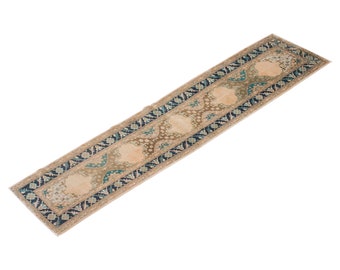 2'6 X 13'3 Floor Turkish Runner,Oushak Rug Runner,Vintage Runner Rug,Oushak Rug Runner,Handmade Rug,Floor rug runner,Home Decor Rug Runner