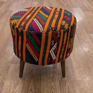 Ottomans,Decorative Bench,Ottoman Bench, Living Room Furniture,Dining Room Furniture,Footstool,Stool,Bench,Furniture,Kilim Covered Bench