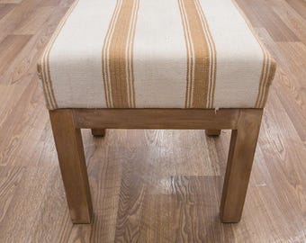 Living Room Furniture,Dining Room Furniture,Ottomans,Decorative Bench,Ottoman Bench, Footstool,Stool,Bench,Furniture,Kilim Covered Bench.
