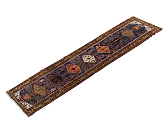 3 X 14'5 Floor Turkish Runner,Oushak Rug Runner,Vintage Runner Rug,Oushak Rug Runner,Handmade Rug,Floor rug runner,Home Decor Rug Runner