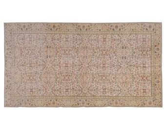 Large Rug", Area Rug, Turkish Rug, Vintage Rug, 6 x 9.2 feet,  Antique Rug, Oriental Rug, Handmade Rug, Decorative Rug, Oushak Rug, Old Rug
