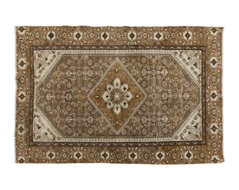 Oushak Rug, Floor Rug, Area Rug, Turkish Rug, Vintage Rug, 3'11 x 6'3 ft, Antique Rug, Oriental Rug, Handmade Rug, Decorative Rug, Old Rug