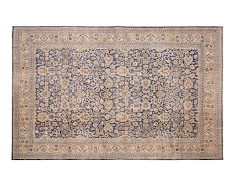 Vintage Isparta Wool Rug 8'6"x12'2" | Handwoven Turkish Carpet | Large Boho Tribal Design | 60 Year Old Wool on Wool Rug