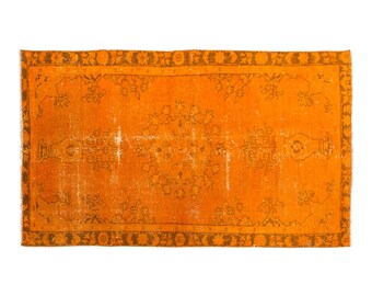 Small oushak Rug,Area Rug,Shabby Rug, Small Area Rug,Small Rug, 2'9 x 5'1 feet / 85 x 156 cm,Vintage Rug, Turkish Rug,Oushak rug