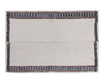 Minimalist Striped Kilim Rug, 120 x 185 cm – Handwoven Cotton Turkish Flatweave, 3'11" x 6'1" Vintage Boho Rug, Neutral Decor, 4x6 Area Rug
