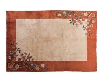 7x10 rug, 6.7 x 9.10 rug, Turkish Rug, Vintage Rug, Area Rug, 6.7 x 9.10 feet, Oushak Rug, Antique Rug, Oversized Rug, Large Rug, Old Rug