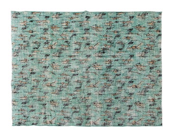 Large Rug, 7x9 rug, 6.11 x 9.4 rug, Area Rug, Turkish Rug, Vintage Rug, 6.11 x 9.4 feet, Antique Rug, Oversized Rug, Oushak Rug, Old Rug