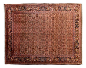 Large Rug, Area Rug, Turkish Rug, Vintage Rug, 9.4 x 12.2 feet, Antique Rug, Oriental Rug, Handmade Rug, Decorative Rug, Oushak Rug,Old Rug