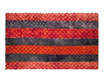 Vintage Turkish Cihanbeyli Curtain Kilim, 9.2x14.8 ft, 280x450 cm, Handmade Wool Kilim