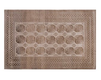 Antique Oriental Rug 272x415 cm (8'11" x 13'7"), Vintage Turkish Oushak, Handmade Wool, 60+ Years Old Statement Rug