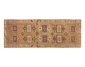 Large Rug", 5x13 rug, 4.10 x 13 rug, Area Rug, Turkish Rug, Vintage Rug, 4.10 x 13 feet, Antique Rug, Handmade Rug, Oushak Rug, Old Rug