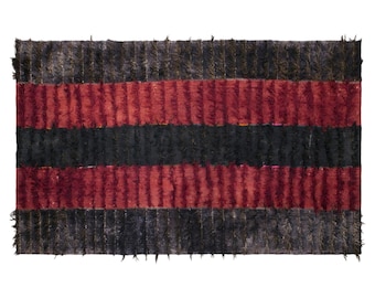 Vintage Turkish Cihanbeyli Curtain Kilim, 7.1x14.3 ft, 215x435 cm, Handmade Wool Kilim
