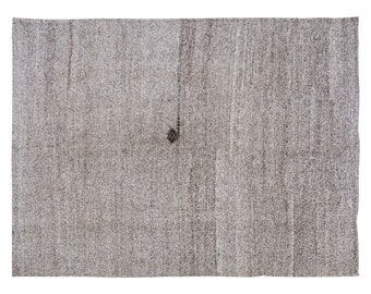 6'5x9'2 feet / 195x280 cm, Goat Hair Turkish Kilim Rug,Minimalist Modern Kilim Rug,Oushak Kilim Rug,Vintage Kilim Rug,Area Rug,Old Rug