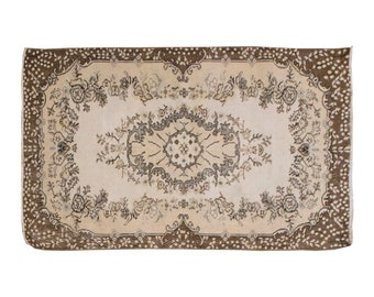 4x7 rug, 3.9 x 7.1 rug, Area Rug, Turkish Rug, Vintage Rug, 3.9 x 7.1 feet, Oushak Rug, Antique Rug, Oriental Rug, Handmade Rug, Old Rug