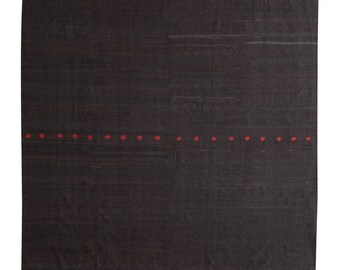 Minimalist Kilim Rug,Goat Hair Turkish Rug,Solid Kilim Rug 9'2 x 13'3 feet,Minimal Kilim Rug,280x405cm,Goat Hair Turkish Kilim Rug